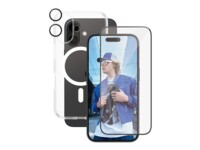 CARE by PanzerGlass Urban Combat Beskyttelsescover Hvid Gennemsigtig Apple iPhone 16