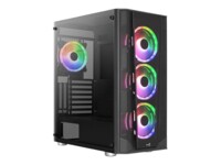 AeroCool Prism-G-BK-v3 Tower ATX Sort
