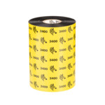 Zebra 3400 Wax/Resin Farvebånd refill (termisk overføring) Sort