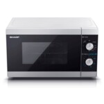 Sharp YC-MG01E-S Mikrobølgeovn med grill Sølv/sort