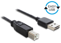Delock EASY-USB USB-kabel 2m Sort