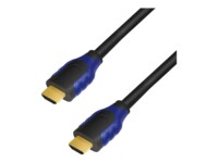 LogiLink High Speed with Ethernet HDMI-kabel med Ethernet 1m Sort