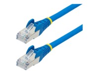 StarTech.com 1m CAT6a Cable - Blue - Low Smoke Zero Halogen (LSZH) - 10GbE 500MHz 100W ++ Snagless RJ-45 w/Strain Reliefs S/FTP Network Patch Cord CAT 6a S/FTP 1m Patchkabel Blå