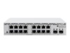 MikroTik CSS318-16G-2S+IN Switch 18-porte 10 Gigabit Ethernet