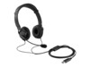 Kensington USB Hi-Fi Headphones Kabling Hovedtelefoner Sort
