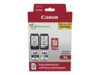 Canon PG 545 XL/CL-546XL Photo Value Pack Sort Farve (cyan, magenta, gul) 100 x 150 mm 50ark Blækpatron/papirsæt
