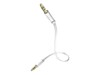 in-akustik Star MP3 Audio Cable Audiokabel Hvid 50cm