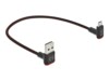 Delock Easy USB-kabel 20cm Sort