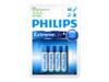 Philips ExtremeLife+ AAA type Standardbatterier 4