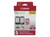 Canon PG-575XL/CL-576XL Photo Paper Value Pack Sort Farve (cyan, magenta, gul) Blækpatron/papirsæt