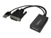 StarTech.com DVI to DisplayPort Adapter - USB Power - 1920 x 1200 - DVI to DisplayPort Converter - Video Adapter - DVI-D to DP (DVI2DP2) Videoadapter Sort