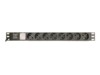 EnerGenie EG-PDU-014 Strømfordelingsenhed 8-stik 16A Sort 3m