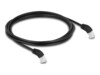 DeLOCK CAT 6a S/FTP 2m Patchkabel Sort