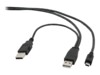 Gembird CCP-USB22-AM5P-3 USB-kabel 90cm Sort