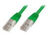 DIGITUS Ecoline CAT 5e Ikke afskærmet parsnoet (UTP) 2m Patchkabel Grøn
