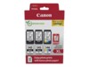 Canon PG 545 XL/CL-546XL Photo Value Pack Sort Farve (cyan, magenta, gul) Blækpatron/papirsæt