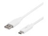DELTACO USBC-1010M USB Type-C kabel 1.5m Hvid