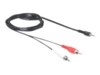 Delock Audiokabel 5m Sort