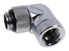 Alphacool Eiszapfen Connector Series Flydende kølesystem vinklet fitting-adapter 1-pack Sølv
