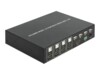 DeLock 4 in 1 Multiview KVM / audio / USB switch Desktop