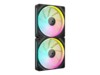 CORSAIR iCUE Link LX140 RGB Fan 2-pack Sort 140 mm