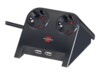 brennenstuhl Desktop-Power USB-Charger Stikdåse 2-stik Sort 1.8m