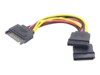 Cablexpert CC-SATAM2F-01 Strøm-splitter 15cm