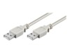 goobay USB-kabel 3m Grå
