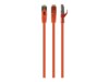Cablexpert CAT 6a S/FTP 1m Patchkabel Orange