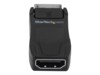 StarTech.com Displayport to HDMI Adapter - 4K30 - DPCP & HDCP - DisplayPort 1.2 to HDMI 1.4 - Apple HDMI Adapter (DP2HD4KADAP) Video transformer