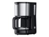 Braun PurShine KF 1500 BK Kaffemaskine Rustfrit stål/sort