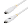 StarTech.com S2CEPR1MW-USB-CABLE USB-C to USB-C 1m Hvid