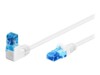goobay CAT 6a Ikke afskærmet parsnoet (UTP) 1m Patchkabel Hvid