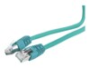 Gembird CAT 6a Kabel med afskærmning med folie og kobberfletning (SFTP 3m Patchkabel Grøn