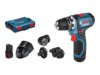 Bosch GSR 12V-15 FC Professional Bore-/skruemaskine 12V Batteridrevet 2 batterier inkluderet