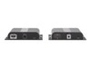DIGITUS Professional DS-55122 4K HDMI Extender via CAT / IP (Set) Video/audio/infrarød forlænger