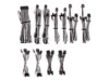 CORSAIR Premium individually sleeved pro kit (Type 4, Generation 4) Strømkabelpakke Sort Hvid