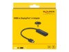 Delock Videoadapter 18cm Sort