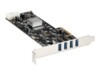 StarTech.com USB-adapter PCI Express x4 5Gbps