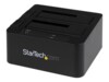 StarTech.com USB 3.0 / eSATA Dual Hard Drive UASP for 2.5/3.5in SATA SSD / HDD - SATA 6 Gbps USB 3.0 Dual Drive Dock Lagringskontrol