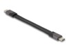 DeLOCK USB 2.0 / USB 3.2 / USB4 / Thunderbolt 3 USB Type-C kabel 15cm Sort Grå