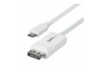 StarTech.com 6.6ft (2m) USB C to DisplayPort 1.2 Cable, Bidirectional DisplayPort kabel 1.9m Hvid