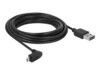 Delock Easy USB-kabel 5m Sort