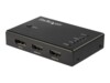 StarTech.com 4 Port HDMI Video - 3x HDMI & 1x DisplayPort - 4K 60Hz Video-/audioswitch HDMI / DisplayPort