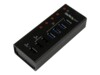 StarTech.com 7 Port USB 3.0 Charging Hub - 4 x USB-A, 3 x USB-A Dedicated Charging Ports - Powered Mountable USB Charging Station (ST4300U3C3) Hub 4 porte USB