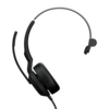 Jabra Evolve2 50 MS Mono Kablet Høretelefoner Sort