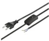 goobay Strømkabel 1.5m Sort