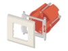 Delock Easy 45 Module Holder with Frame 80 x 80 mm white