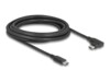 Delock USB Type-C kabel 3m Sort