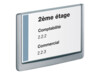 DURABLE CLICK SIGN Skilteholder Grafit